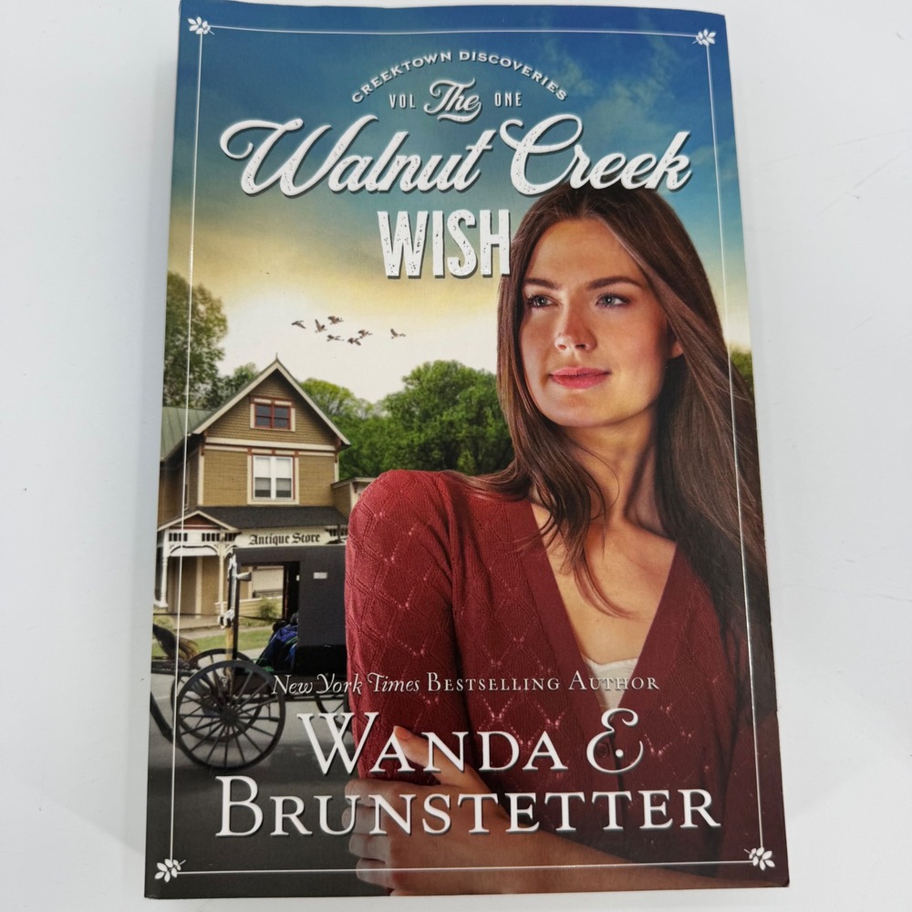 Wanda Brunstetter Paperback Book The Walnut Creek Wish Amish Romance Fiction
